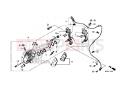 HONDA CBR500R ABS 2016 FRONT BRAKE CALIPER