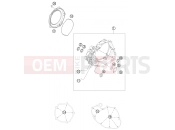 KTM 505 SX   ATV (8500LQ) [EU] 2012 CLUTCH COVER