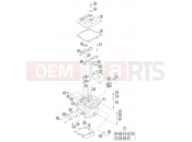 KTM 505 SX   ATV (8500LQ) [EU] 2012 CYLINDER HEAD
