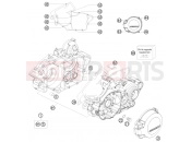 KTM 125 EXC (7103L6) [EU] 2012 ENGINE CASE