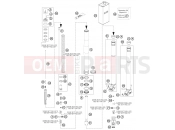 KTM 450 EXC (8403L9) [EU] 2012 FRONT FORK DISASSEMBLED