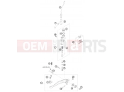 KTM 450 EXC (8403L9) [EU] 2012 REAR BRAKE CONTROL