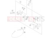 KTM 450 EXC (8403L9) [EU] 2012 REAR BRAKE CALIPER