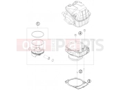 KTM 450 EXC (8403L9) [EU] 2012 CYLINDER