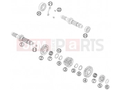KTM 450 EXC (8403L9) [EU] 2012 TRANSMISSION I - MAIN SHAFT