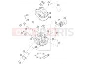 KTM 450 EXC (8403L9) [EU] 2012 CYLINDER HEAD