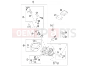 KTM 450 EXC (8403L9) [EU] 2012 THROTTLE BODY