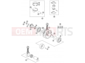 KTM 250 SX-F (8101L5) [EU] 2012 CRANKSHAFT, PISTON
