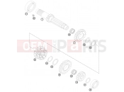 KTM 250 SX-F (8101L5) [EU] 2012 TRANSMISSION I - MAIN SHAFT