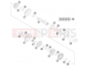 KTM 250 SX-F (8101L5) [EU] 2012 TRANSMISSION II - COUNTERSHAFT