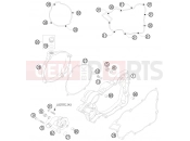 KTM 125 SX (6101L0) [EU] 2012 CLUTCH COVER