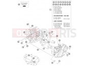 KTM 450 SX-F (8401L5) [EU] 2012 ENGINE CASE
