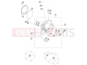 KTM 450 SX-F (8401L5) [EU] 2012 CLUTCH COVER