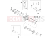 KTM 450 SX-F (8401L5) [EU] 2012 CRANKSHAFT, PISTON