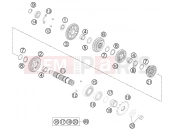 KTM 450 SX-F (8401L5) [EU] 2012 TRANSMISSION II - COUNTERSHAFT