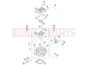 KTM 350 SX-F (8275L5) [US] 2012 CYLINDER HEAD
