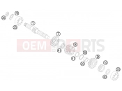 KTM 85 SX         19/16 (6001L9) [EU] 2012 TRANSMISSION I - MAIN SHAFT