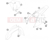 KTM 85 SX         17/14 (6001L8) [EU] 2012 MASK, FENDERS