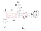 KTM 50 SX MINI (6001L5) [EU] 2012 FRONT BRAKE CONTROL