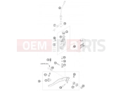 KTM 300 EXC-E SIX-DAYS (7403K2) [EU] 2011 REAR BRAKE CONTROL