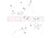 KTM 300 EXC-E SIX-DAYS (7403K2) [EU] 2011 REAR BRAKE CALIPER