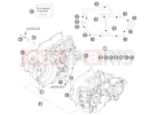 KTM 300 EXC-E SIX-DAYS (7403K2) [EU] 2011 ENGINE CASE