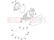 KTM 400 EXC (8303K6) [EU] 2011 CLUTCH COVER