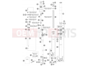 KTM 350 SX-F (8201K5) [EU] 2011 FRONT FORK DISASSEMBLED