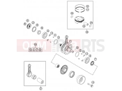 KTM 350 SX-F (8201K5) [EU] 2011 CRANKSHAFT, PISTON