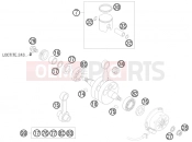 KTM 85 SX         19/16 (6001K9) [EU] 2011 CRANKSHAFT, PISTON