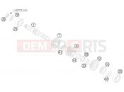 KTM 85 SX         19/16 (6001K9) [EU] 2011 TRANSMISSION I - MAIN SHAFT