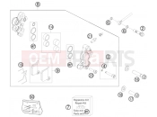 KTM 50 SX (6001K4) [EU] 2011 FRONT BRAKE CALIPER