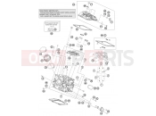 KTM 1190 RC8 R  WHITE (F9975O1) [US] CYLINDER HEAD REAR