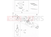 KTM 1190 RC8 R  WHITE (F9923O1) [FR] CRANKSHAFT, PISTON