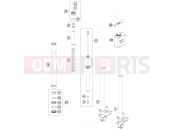 KTM 1190 RC8 R  WHITE (F9903O1) [EU, GB] FRONT FORK DISASSEMBLED