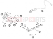 KTM 1190 RC8 R  WHITE (F9923N1) [FR] SIDE / CENTER STAND