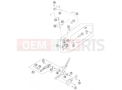 KTM 1190 RC8 R  WHITE (F9923N1) [FR] REAR BRAKE CONTROL
