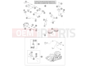 KTM 1190 RC8 R  WHITE (F9923N1) [FR] THROTTLE BODY