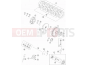 KTM FREERIDE  350 (F8203N4) [EU] 2014 CLUTCH