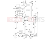 KTM 150 SX (F6101N1) [EU] 2014 FRONT FORK DISASSEMBLED