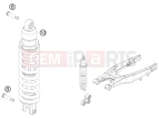 KTM 150 SX (F6101N1) [EU] 2014 SHOCK ABSORBER