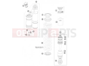 KTM 65 SX (F6001M6) [EU] 2013 SHOCK ABSORBER DISASSEMBLED