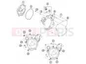 KTM 65 SX (F6001M6) [EU] 2013 CLUTCH COVER