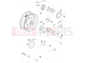 KTM 1190 RC8 WHITE (9975J7) [US] REAR WHEEL