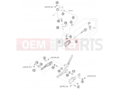 KTM 1190 RC8 WHITE (9975J7) [US] REAR BRAKE CONTROL