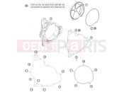 KTM 1190 RC8 WHITE (9975J7) [US] CLUTCH COVER