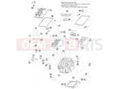 KTM 1190 RC8 WHITE (9975J7) [US] CYLINDER HEAD FRONT