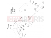 KTM 65 SX (6001J6) [EU] 2010 EXHAUST SYSTEM
