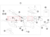 KTM 65 SX (6001J6) [EU] 2010 FRONT BRAKE CONTROL