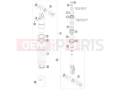 KTM 50 SX (6001J4) [EU] 2010 SHOCK ABSORBER DISASSEMBLED